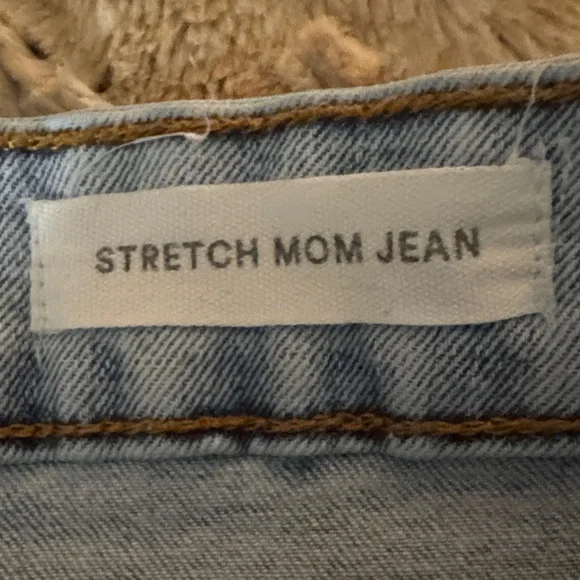 Cotton On Stretch Mom Jeans – Light Wash, Size 12 - Picture 10 of 13